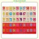 [Little B House] 110 Pieces Numbers Domino Blocks Educational Early Leaning Toys Mainan Matematik - BT131