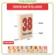 [Little B House] 110 Pieces Numbers Domino Blocks Educational Early Leaning Toys Mainan Matematik - BT131