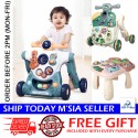 [Little B House] Multifunctional Learning to Walk and Stand with Music Push Baby Walker Kereta Berjalan - BT134