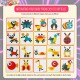 [Little B House] Wooden Pattern Animal Geronimo Animal Blocks Jigsaw Puzzle Kids Toys Montessori Teka Teki - BT135