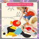 [Little B House] Wooden Pattern Animal Geronimo Animal Blocks Jigsaw Puzzle Kids Toys Montessori Teka Teki - BT135