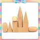 [Little B House] 10pcs 3D Geometric Mystery Bag Block Set Toys Shapes Montessori Toys Mainan Bentuk - BT145