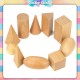 [Little B House] 10pcs 3D Geometric Mystery Bag Block Set Toys Shapes Montessori Toys Mainan Bentuk - BT145