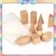 [Little B House] 10pcs 3D Geometric Mystery Bag Block Set Toys Shapes Montessori Toys 形状玩具 Mainan Bentuk - BT145