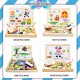 Little B House Learning Wooden Magnet Puzzle White&Black Broad Sketchpad Toys Papan Putih&Hitam - BT24