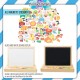 Little B House Learning Wooden Magnet Puzzle White&Black Broad Sketchpad Toys Papan Putih&Hitam - BT24