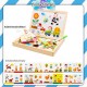 Little B House Learning Wooden Magnet Puzzle White&Black Broad Sketchpad Toys Papan Putih&Hitam - BT24