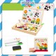 Little B House Learning Wooden Magnet Puzzle White&Black Broad Sketchpad Toys Papan Putih&Hitam - BT24