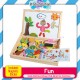 Little B House Learning Wooden Magnet Puzzle White&Black Broad Sketchpad Toys Papan Putih&Hitam - BT24