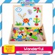 Little B House Learning Wooden Magnet Puzzle White&Black Broad Sketchpad Toys Papan Putih&Hitam - BT24