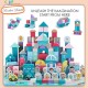 Little B House Wooden Building Blocks for Toddlers Preschool Intellectual Education Gift Blok Kayu - BT26