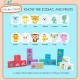 Little B House Wooden Building Blocks for Toddlers Preschool Intellectual Education Gift Blok Kayu - BT26
