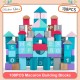 Little B House Wooden Building Blocks for Toddlers Preschool Intellectual Education Gift Blok Kayu - BT26