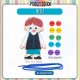 Little B House Wooden Sew-on Buttons Lacing Board String Clasp Threading Button Up Game Mainan Montessori - BT29