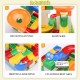 [Little B House] DIY Changeable Assemble Bricks Slide Block Set Puzzle Blok -BT150+1 Board