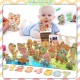 [Little B House] Wooden DIY 3D Puzzle Painting Colouring Animal Number Montessori Toy Mainan Mewarna - BT153