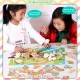 [Little B House] Wooden DIY 3D Puzzle Painting Colouring Animal Number Montessori Toy Mainan Mewarna - BT153