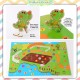 [Little B House] Wooden DIY 3D Puzzle Painting Colouring Animal Number Montessori Toy Mainan Mewarna - BT153