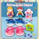 Little B House Lacing Shoe Tie a Shoe Wooden Toy Montessori Early Education Mainan Tali Kasut - BT30