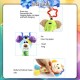 Little B House Newborn Cartoon Bed Hanging Rattle Handbells Teether Squeaker Plush Toys Rattle Bayi - BT38