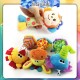 Little B House Newborn Cartoon Bed Hanging Rattle Handbells Teether Squeaker Plush Toys Rattle Bayi - BT38