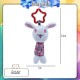Little B House Newborn Cartoon Bed Hanging Rattle Handbells Teether Squeaker Plush Toys Rattle Bayi - BT38