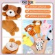 Little B House Happy Monkey Animals Finger Puppets Story Telling Montessori Toy Patung Jari - BT42