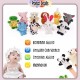 Little B House Happy Monkey Animals Finger Puppets Story Telling Montessori Toy Patung Jari - BT42
