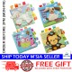 Little B House Baby Soft Toys Animal Cloth Book Newborn Early Fabric Book Rattles Toy Buku Kain - BKM01