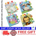 Little B House Baby Soft Toys Animal Cloth Book Newborn Early Fabric Book Rattles Toy Buku Kain - BKM01