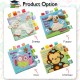 Little B House Baby Soft Toys Animal Cloth Book Newborn Early Fabric Book Rattles Toy Buku Kain - BKM01
