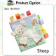 Little B House Baby Soft Toys Animal Cloth Book Newborn Early Fabric Book Rattles Toy Buku Kain - BKM01