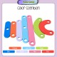 [Little B House]Wooden Geometric Shape Column Set Digital/Letter Blocks Board Game Mainan Montessori-BT165