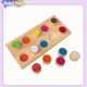 [Little B House] Memory Touch Flap Children Puzzle Wood Baby Color Educational Toy 早教记忆触摸玩具Mainan Montessori -BT168