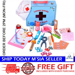 Little B House Small Doctor Children Simulation Medicine Box Toys Pretend Play Mainan Doktor - BT57