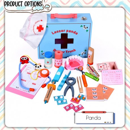 Little B House Small Doctor Children Simulation Medicine Box Toys Pretend Play Mainan Doktor - BT57