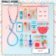 Little B House Small Doctor Children Simulation Medicine Box Toys Pretend Play Mainan Doktor - BT57