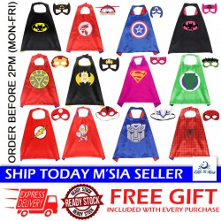 Little B House Halloween Costume Cape Cosplay Cloak Suit Blindfold Shawl Kostum Hero - HW05