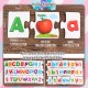 Little B House Alphabet Cards Letters Cognition Practice Spell Letters Matching Puzzle 字母配对卡 Kad ABC - BT72