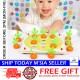 Little B House Wooden Carrot Memory Chess Table Training Matching Game Montessori Toy Mainan Memory - BT73
