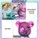 [Little B House] Portable Colorful Cartoon Small Fan Usb Charging Mini Bearbrick Fan Kipas Beruang - TV11