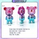 [Little B House] Portable Colorful Cartoon Small Fan Usb Charging Mini Bearbrick Fan Kipas Beruang - TV11