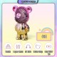 [Little B House] Portable Colorful Cartoon Small Fan Usb Charging Mini Bearbrick Fan Kipas Beruang - TV11