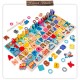 Little B House Wooden Puzzle Math Number Puzzle Sorting Toy Plate Counting Game 蒙氏玩具早教玩具 Mainan Matematik- BT88