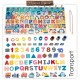 Little B House Wooden Puzzle Math Number Puzzle Sorting Toy Plate Counting Game Mainan Matematik- BT88