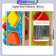 [Little B House] Wooden Building Blocks Activity Cube Shape Matching Round Montessori Toy Mainan Bentuk-BT198
