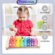 [Little B House] Colorful 8 Different Tones Hand Knock Wood Piano Xylophone 8 音手敲琴 Mainan Musik - BT199