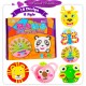 Little B House DIY Handmade Animal Cartoon Paper Plate Drawing Art Craft for Kids Mainan Seni - BT95