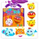 Little B House DIY Handmade Animal Cartoon Paper Plate Drawing Art Craft for Kids Mainan Seni - BT95