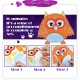 Little B House DIY Handmade Animal Cartoon Paper Plate Drawing Art Craft for Kids Mainan Seni - BT95